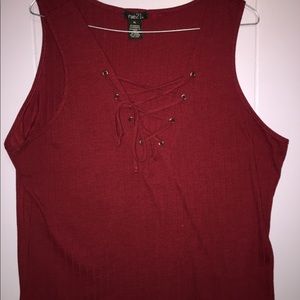 Knitted look like tank top